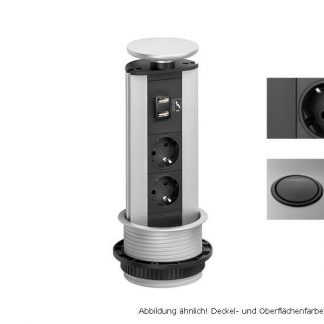 EVOline Port Steckdose mit USB-Charger