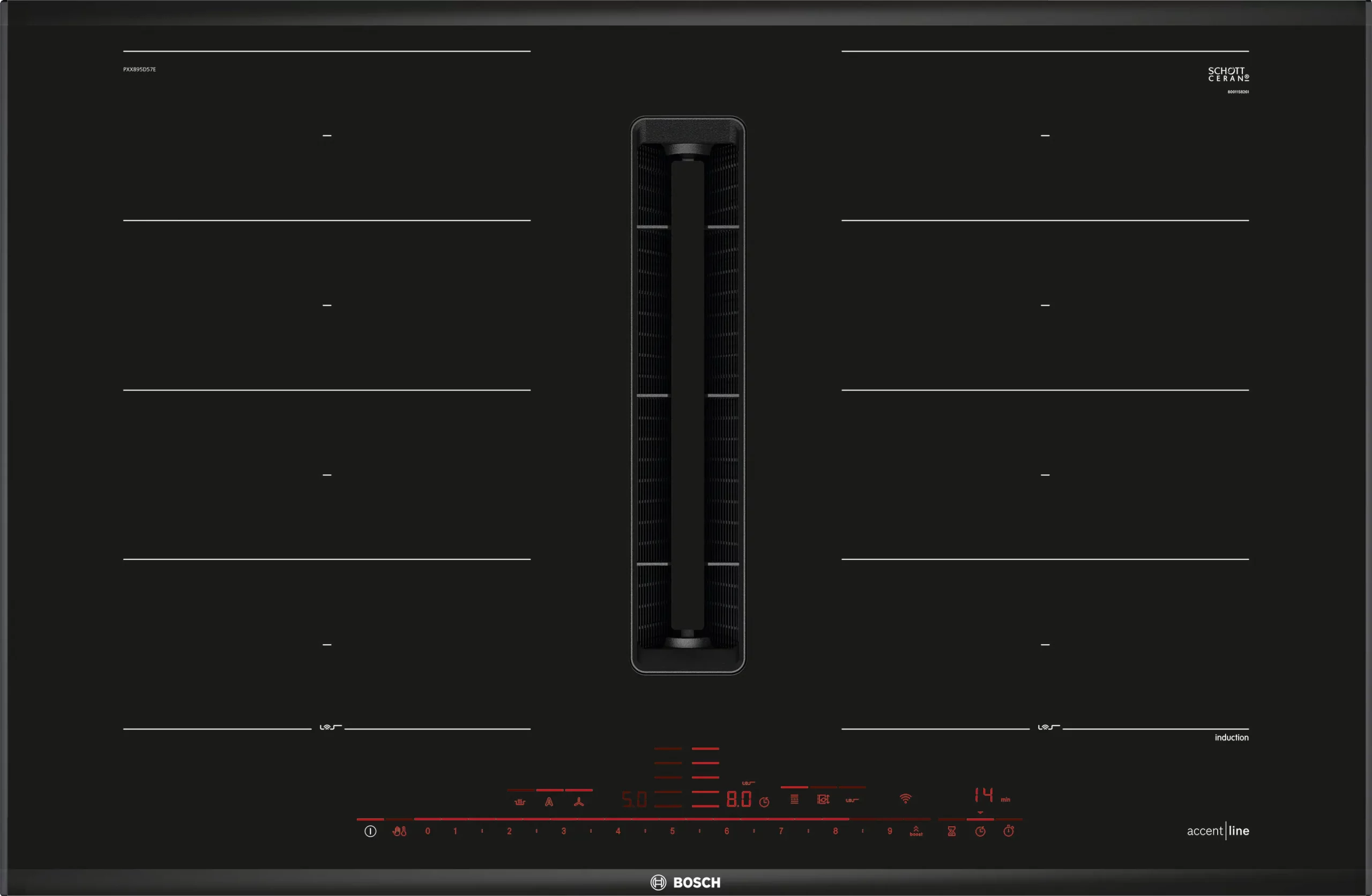 Bosch PXX895D57E Induktionskochfeld Serie 8